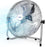 Duronic FN20 Ventilateur de Sol de 20 Pouces de 120W  en Métal chromé| 4 Vitesses | Ventilateur à grande Puissance | Idéal pour la Maison la Salle de Sport le Bureau les Entrepôts