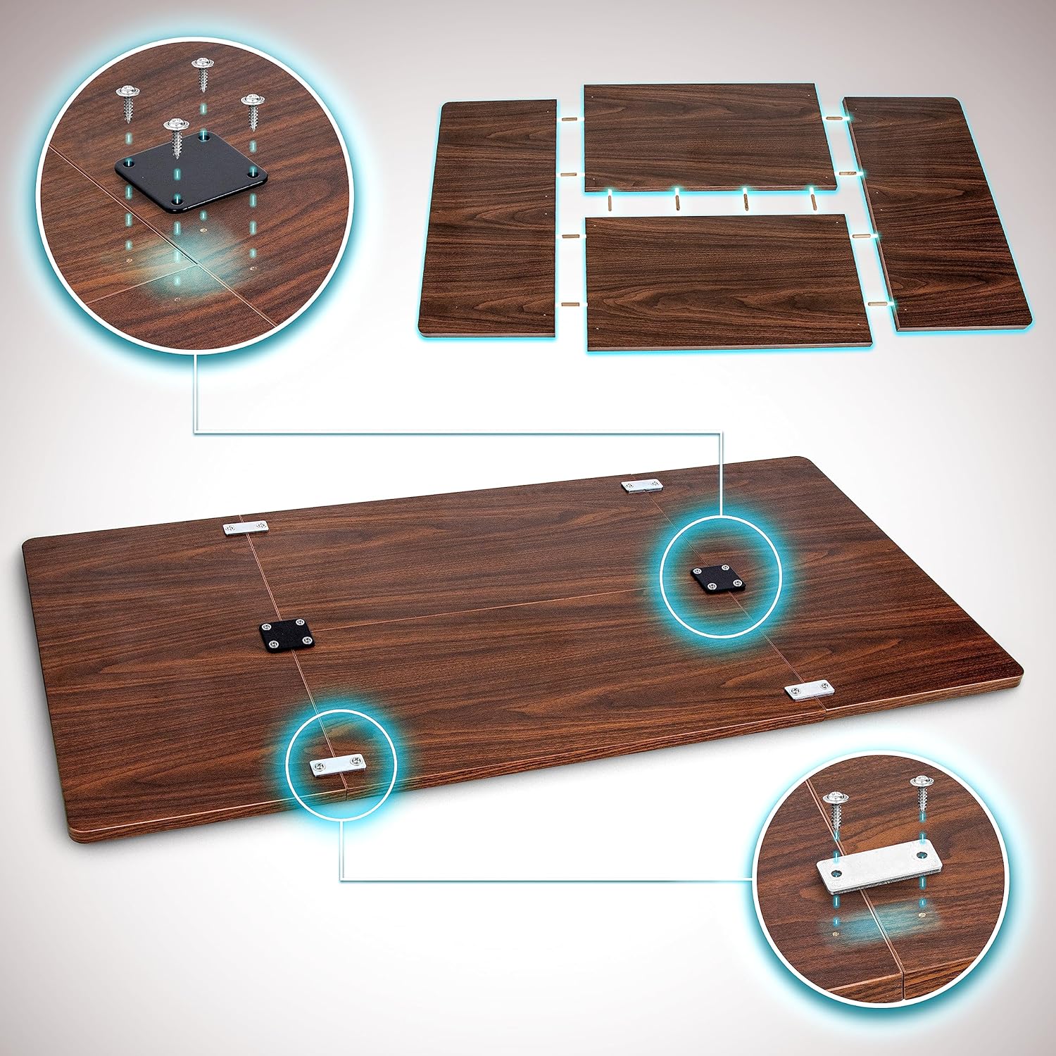 Duronic TT140 WT Plateau pour Bureau Assis Debout de 140 x 60 x 2 cm | Compatible avec la plupart des Structures Assis Debout | Idéal pour Poste de travail à domicile ou bureau