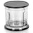 Duronic CHA57B Bol mélangeur pour mini hachoir électrique Duronic CH57 Récipient avec couvercle pour hachoir Capacité de hachage 700 ml Permet de conserver les aliments hachés au frais