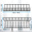 Duronic CMH1 Support de Gestion des Câbles à Placer sous Un Bureau | Tiroir pour Rangement et Organisation des câbles et Fils pour Installation Bureautique | Acier allié | Noir