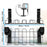 Duronic CMH2 Support de Gestion des Câbles à placer sous un Bureau Tiroir pour rangement et organisation des câbles et fils pour Installation Bureautique