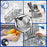 Duronic DW5 BK montrant des paniers amovibles et réglables pour organiser et laver facilement les verres, les couverts, les assiettes et les fruits.