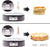 Duronic PM152 montre une température réglable pour cuire crêpes et pancakes.