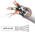 Duronic CAT8 WE Câble Ethernet 15 M Blanc | S/FTP paire torsadée écrantée et blindée | Bande passante 2GHz | Transmission des données 40 Gigabits