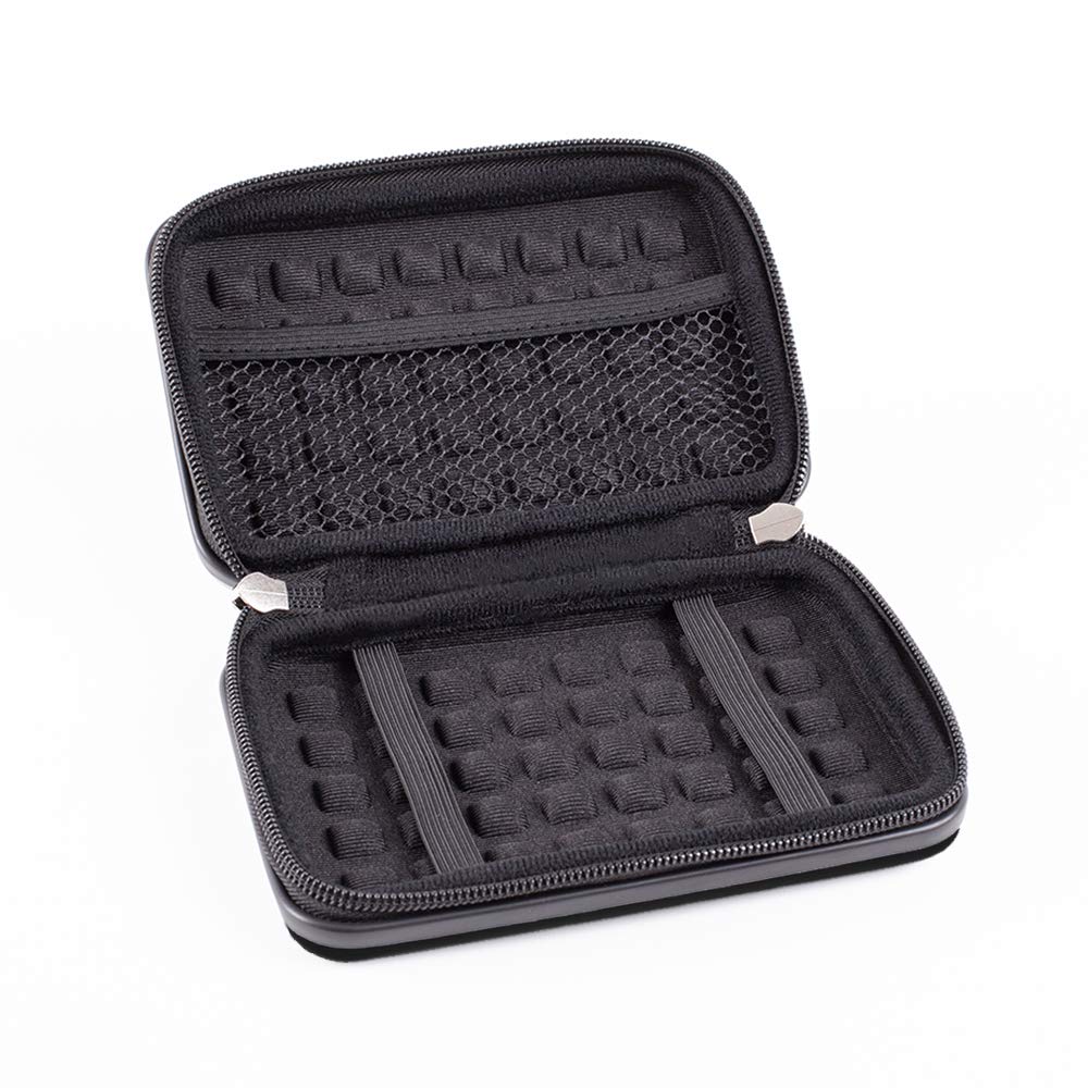 Duronic HDC3 BK étui de protection rigide pour disque dur, GPS, batterie portable, liseuse | housse pour disques durs externes | noir | Aluminium antichoc | Léger et compact | 11 x 16 cm
