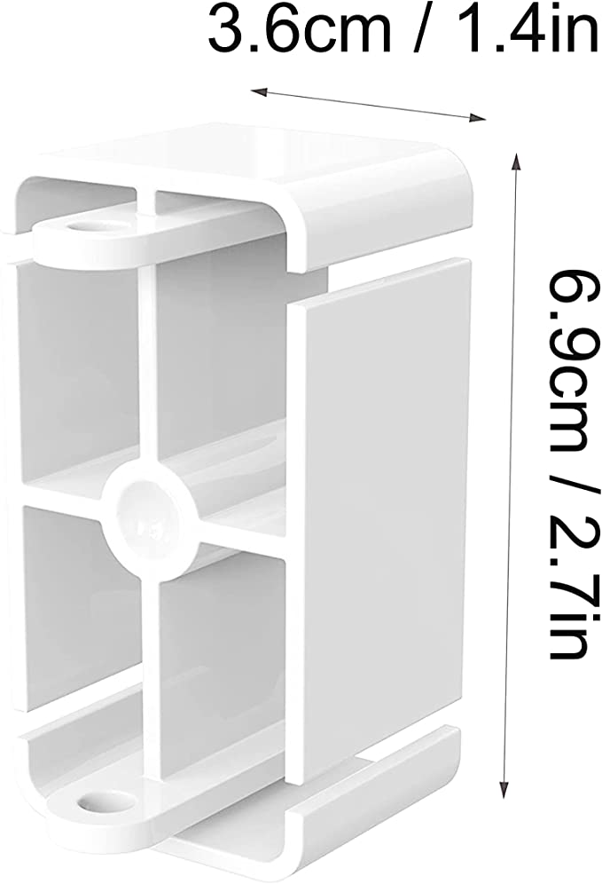 Duronic CM1DM WE Conduit de câble – 130 cm pour Ranger des câbles – Ajustable et Flexible – Idéal pour sécuriser des câbles USB, Ethernet, Câble d’Alimentation – Evite Tout Accident