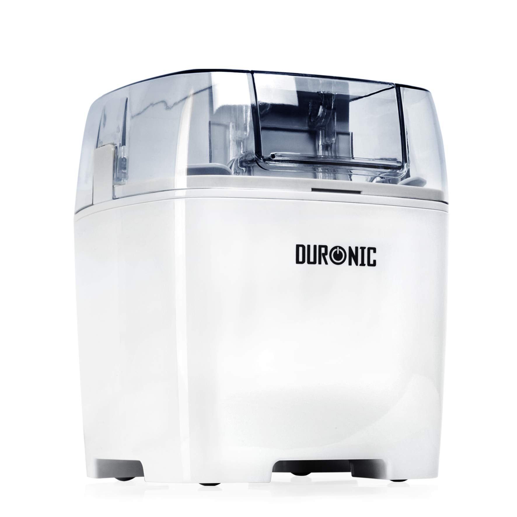 Duronic IM540 Machine à glace et sorbetière électrique Cuve amovible en inox de 1,5 litres Turbine idéale pour créer des glaces sorbets yaourts glacés crèmes glacée et desserts faits maison