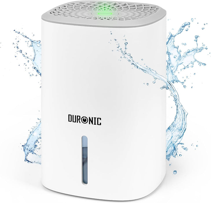 Duronic DH06 WE Déshumidificateur de 23W | Jusqu'à 240ml d'eau par jour | Réservoir d'eau de 0,8 litre | Compact et silencieux | Idéal pour petits espaces