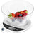 Duronic KS3000 Balance de cuisine | Capacité de 5 kg | Bol de 2L inclus | Affichage digital | Fonction d’ajout de poids | Précision à 1g