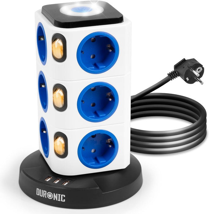Tour Multiprise Parafoudre Et Surtension(4000W-16A), Multiprise Tour Multiprise Parafoudre Et Surtension(4000W-16A), Multiprise