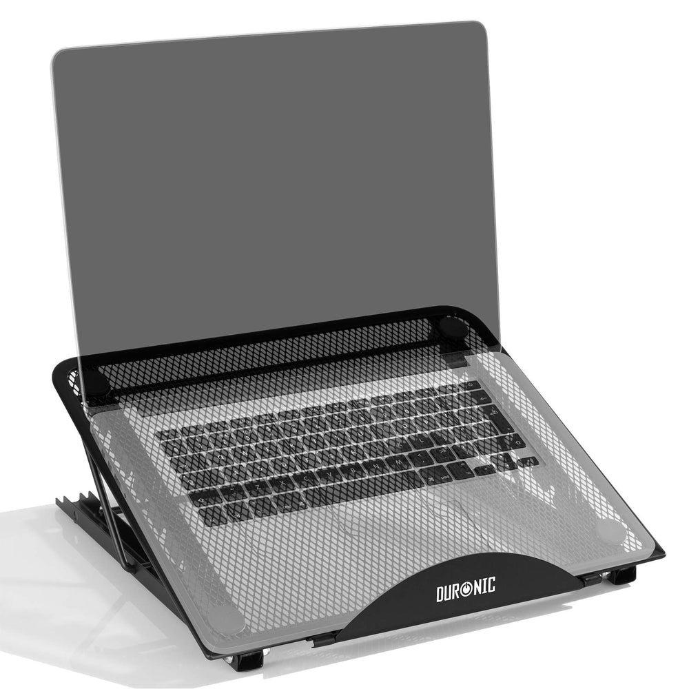 Duronic DML131 Support d’ordinateur portable ajustable | Multifonction Compact et Réglable | Idéal pour ordinateurs, PC, tablettes, netbooks, livres