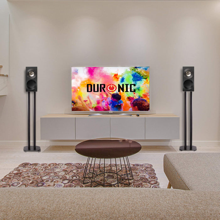Duronic SPS1022/60 Paire De Pieds D'Enceintes 60 Cm - Lestables Au Sable - Cônes Anti-Vibrations - Compatibles HiFi Home Cinema