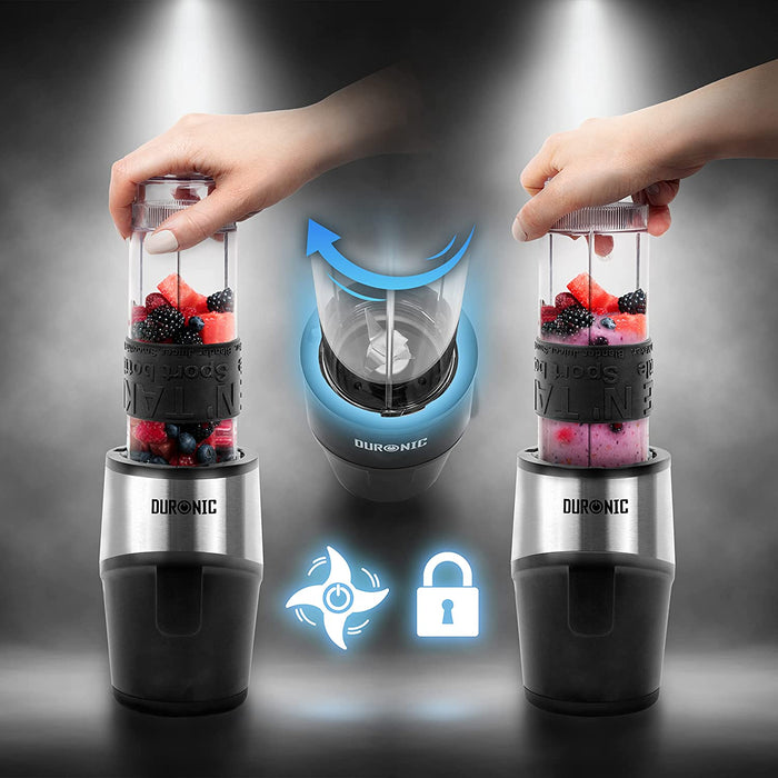 Bouteille Duronic BB4 400 Ml – Compatible Avec Les Blenders BL510 Et BL520 | Sans BPA | Transport Facile
