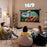 Duronic BPS60 16/9 Ecran de Projection TV et Home Cinema de 60 Pouces 152 cm | 133 x 75 cm | Fixation par Crochets | Barres lestées | Toile pour vidéoprojecteur | Gain +1 idéal pour 3D 8K 4K 1080P