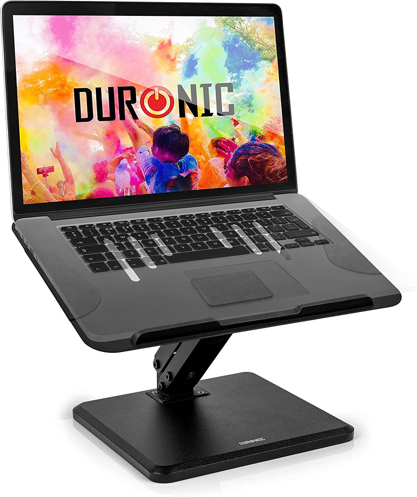 Duronic DML125 Support pour Ordinateur Portable | Hauteur Ajustable | Bras Inclinable | Pour Laptop Tablette Notebook