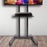 Duronic TVS5T1 Meuble TV de Type Chariot/à roulettes pour Salle de conférence avec Support d'écran - Convient aux écrans DE 33 à 70 Pouces / 83 cm à 177 cm