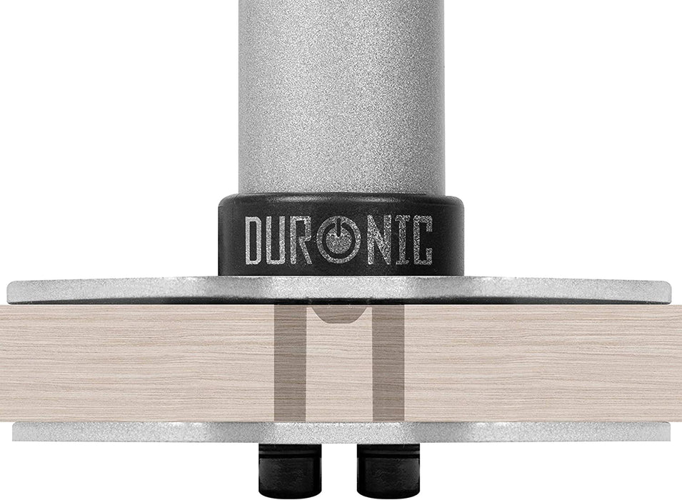 Duronic DM-GR-01 SR Grommet pour Support d'écran de la Gamme DM35 et DM451 | Permet d'attacher Un Support d'écran en perçant Le Bureau à la Place de la Pince de Fixation