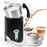 Duronic MF500 BK Mousseur à Lait électrique automatique 500W | Pour café, cappuccino, latte, chocolat chaud, thé matcha | Mousse chaude ou froide et lait chaud | Capacité 500 ml | Qualité Barista Pro