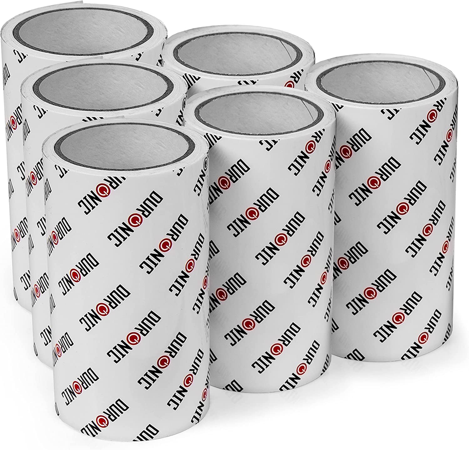 Duronic ROLL6 Set de 6 Rouleaux adhésifs pour Rouleaux ramasse poils | Anti peluches | Pour les Vêtements Poils d'Animaux Tissus d'Ameublement