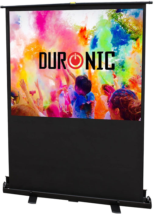 Duronic EPS80/43 Ecran de projection électrique 80 pouces 4:3 – 163 x 122  cm – Fixation mur ou plafond - 4K Full HD 3D— duronic-fr