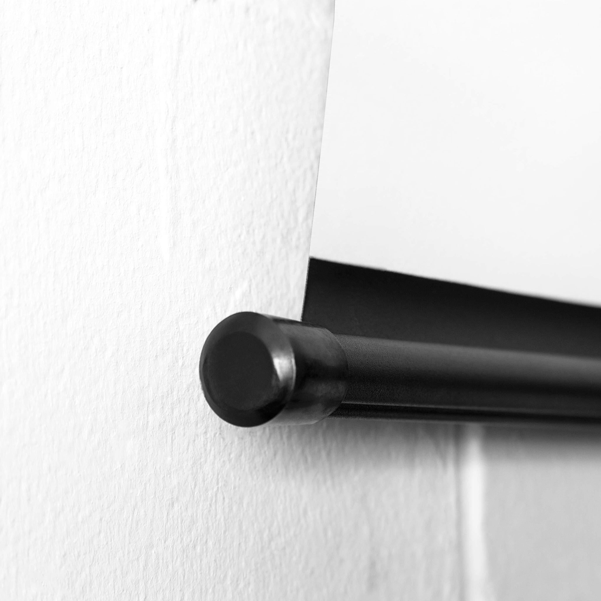 Duronic BPS50 /43 Ecran de Projection avec Barres et Crochets pour vidéoprojecteur - Toile de 50 Pouces ou 127 cm (100 x 76 cm)