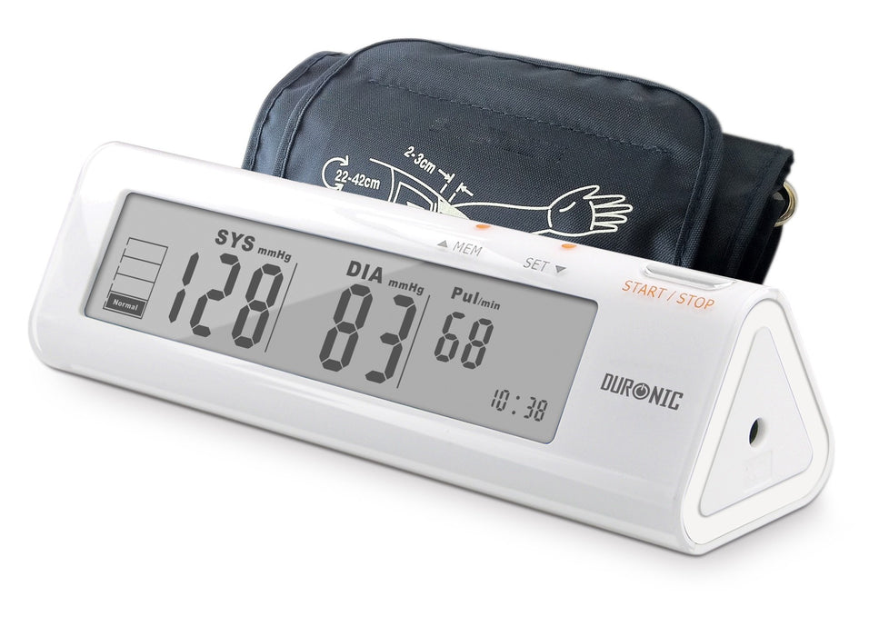 Duronic BPM450 Tensiomètre électronique pour bras - Brassard ajustable 22-42 cm - Mesure automatique de la tension artérielle - Certifié Médicalement
