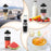 Duronic BL520 Mini Blender 500W | 570 et 400 ml | Sans BPA | Pour Smoothies Shakes protéinés Nourriture pour bébé Jus de fruits ou légumes Milkshakes Cocktails Sauces Purées