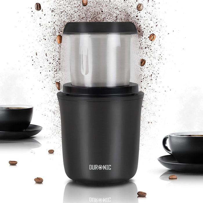 LINKChef - Moulin à café électrique 250 W avec grand bol amovible en acier inoxydable et fonction de stockage de fil électrique – Noir (CG-9230) Black- 25 LINKChef - Moulin à café électrique 250 W avec grand bol amovible en acier inoxydable et fonction de stockage de fil électrique – Noir (CG-9230) Black- 25