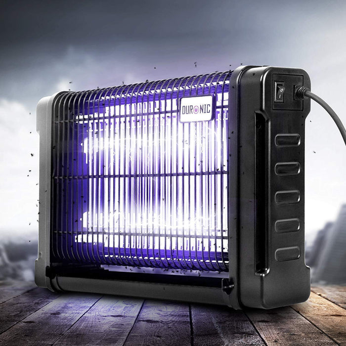 Lampe Anti-moustiques UV - 2 Pièces Avec 10 Stickers Adhésifs - Zone 20m² - Pour Intérieur - Sûr Et Silencieux - 1