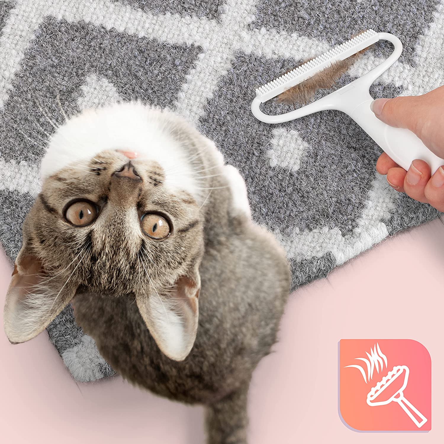 Duronic CFS4 Set de Rasoir Anti-Bouloches Manuel et Rouleaux | pour Vêtements Tissus Tapis | Enlève Les Poils d'animaux