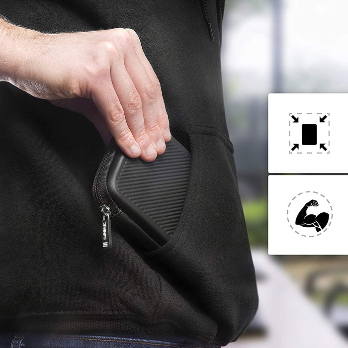 Accessoire pour disque dur Qumox 2PCS Antichoc Housse de protection sac Accessoire pour disque dur Qumox 2PCS Antichoc Housse de protection sac