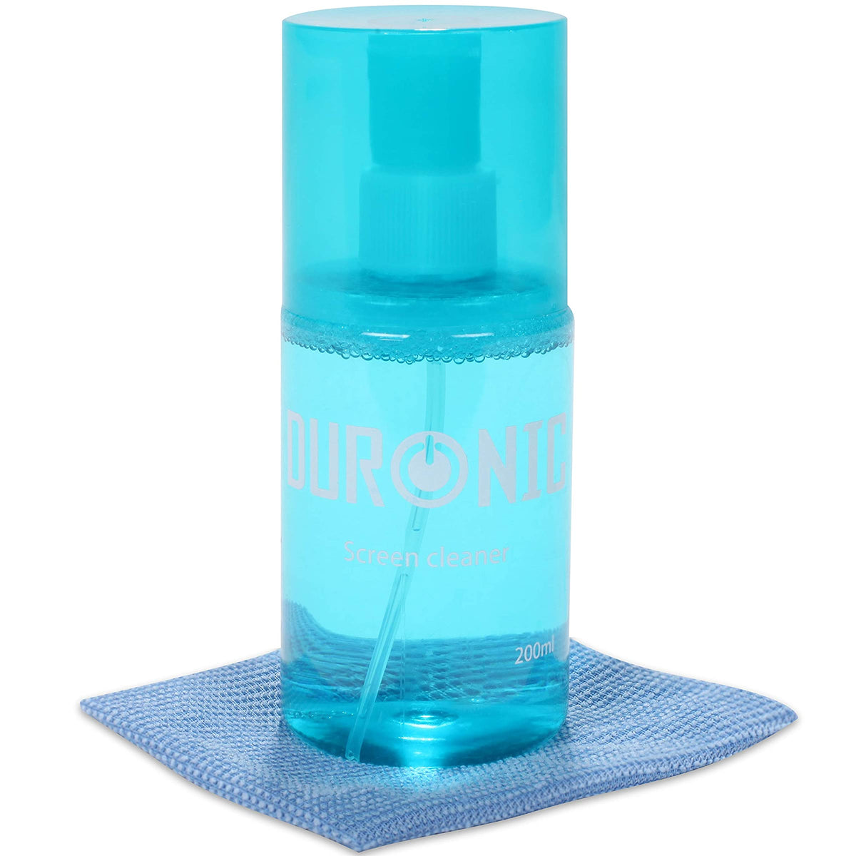 Nettoyant d’écran Duronic 200 ml avec chiffon microfibre