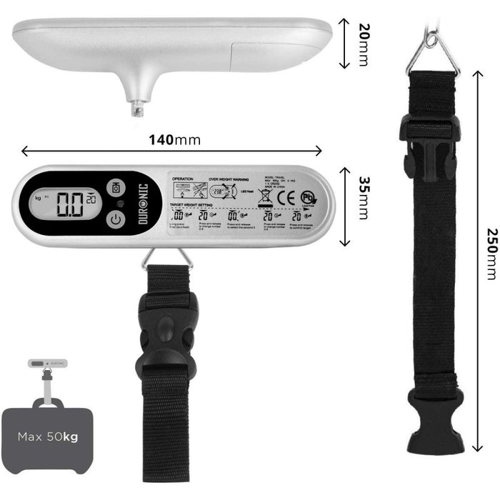 Pèse-bagages électronique, balance portable Pèse-bagages numérique [Max Pèse-bagages électronique, balance portable Pèse-bagages numérique [Max